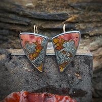 Marcasite in Agate Earrings